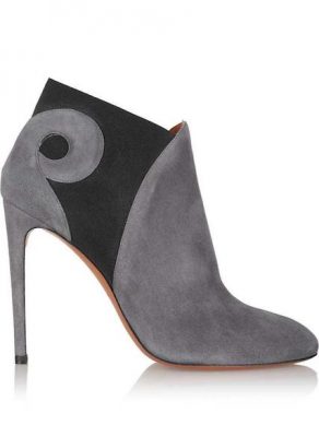 Alaia grey ankle boot
