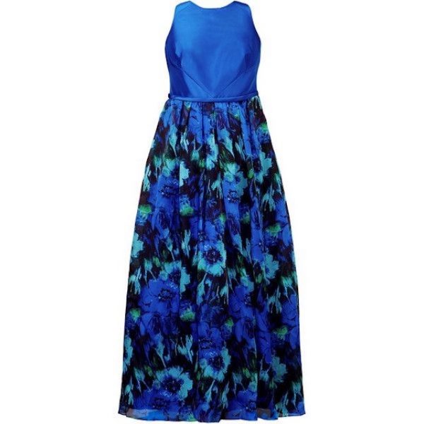 Theia blue dress