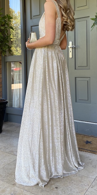 Catherine Deane Gold gown