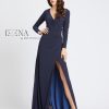 MacDuggal navy dress rental