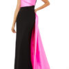 Solace London Black pink dress
