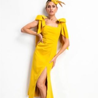 Kevan Jon yellow dress