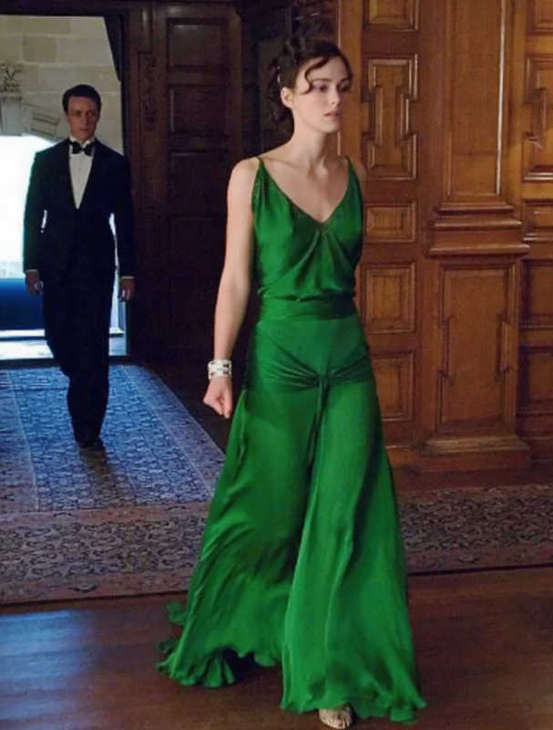 Keira Knightly Atonement Green Dress - Movie Capture
