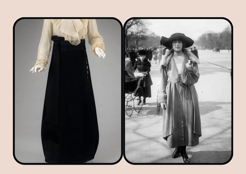 1910's the Hobble Skirt
