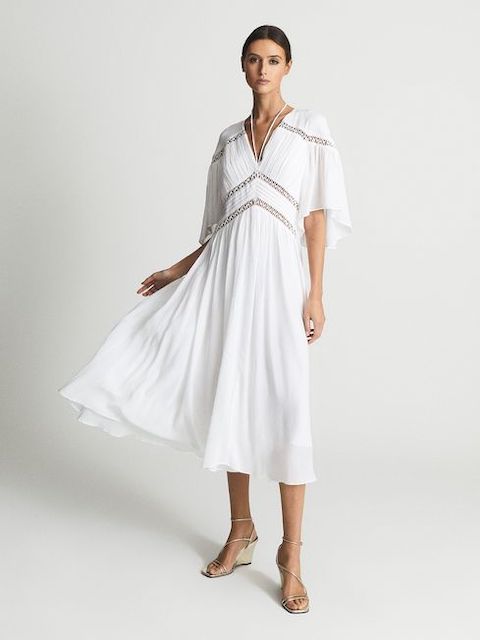 Reiss white dress