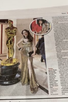 Rental dress at the Oscars