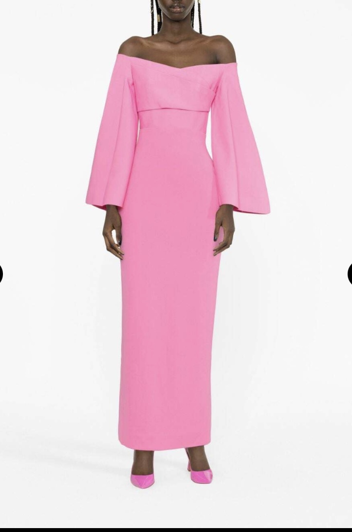 Solace London Eliana Wide pink dress rental