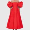 Leo Lin Matilda red dress