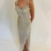 Nicole Bakti black tie rental