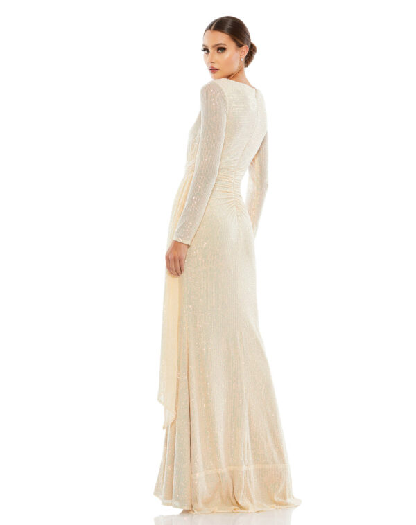 MacDuggal seq dress gown