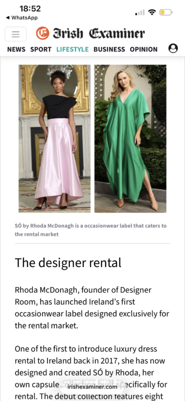 So by Rhoda Irish Examiner